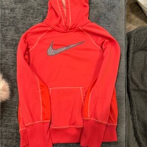 Nike Therma-Fit bright orange sweatshirt